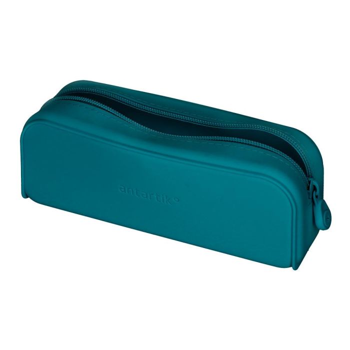 Bolso Escolar Portatodo Antartik Silicona Rectangular 185x50X75 mm Color Azul Turquesa 6