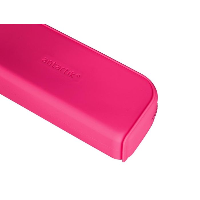 Bolso Escolar Portatodo Antartik Silicona Rectangular 185x50X75 mm Color Rosa Fucsia 4