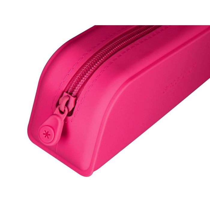 Bolso Escolar Portatodo Antartik Silicona Rectangular 185x50X75 mm Color Rosa Fucsia 5