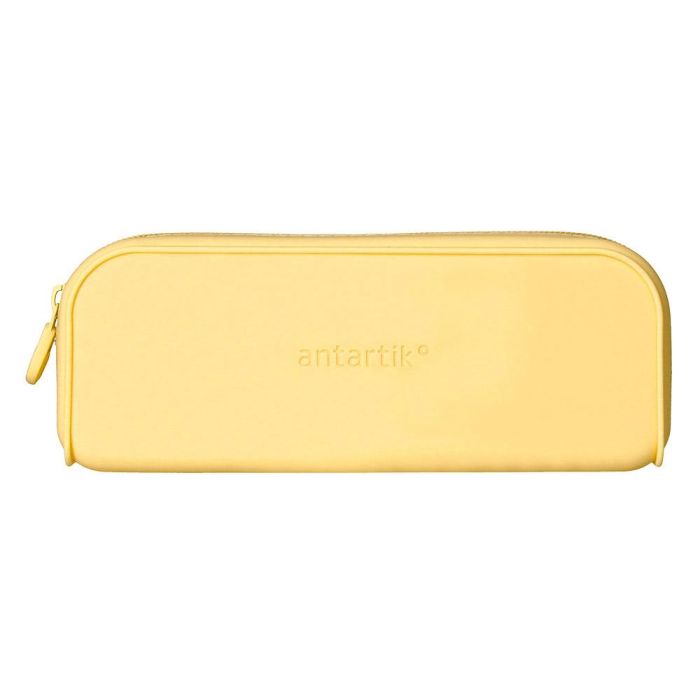 Estuche Portatodo Antartik Prisma Silicona Soft Rectangular 185x50x75 mm Amarillo