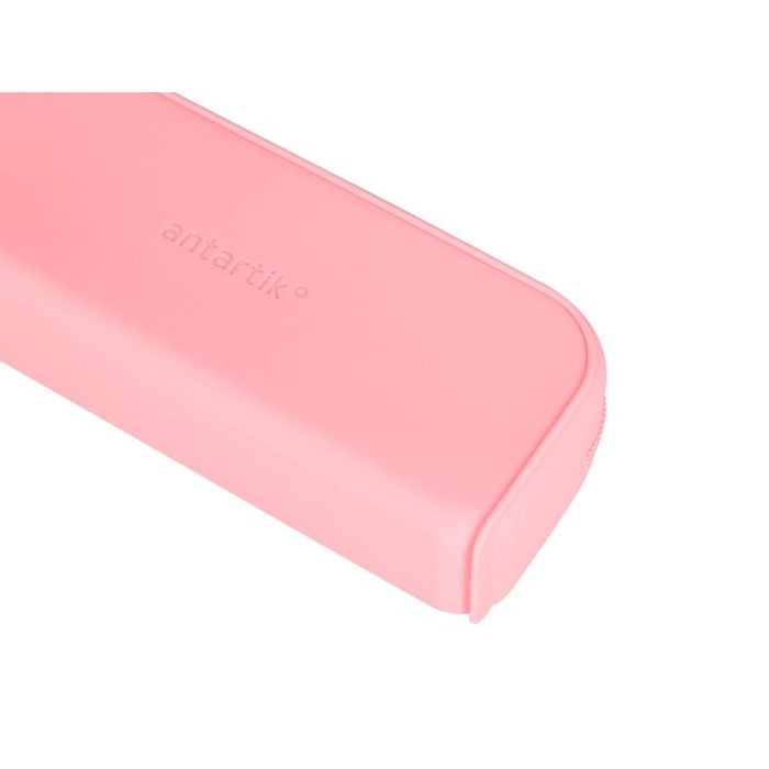 Bolso Escolar Portatodo Antartik Silicona Rectangular 185x50X75 mm Color Rosa Chicle 4