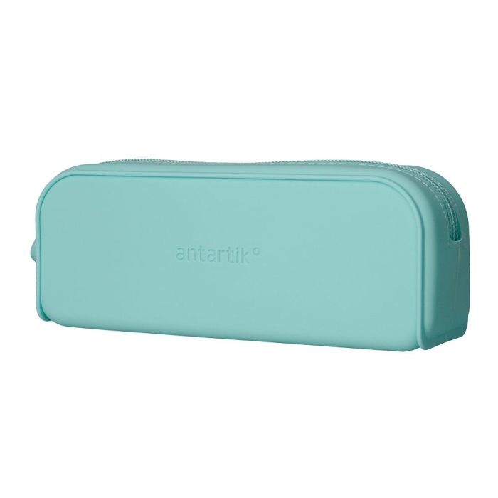 Bolso Escolar Portatodo Antartik Silicona Rectangular 185x50X75 mm Color Menta 2