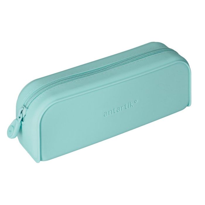 Bolso Escolar Portatodo Antartik Silicona Rectangular 185x50X75 mm Color Menta 3