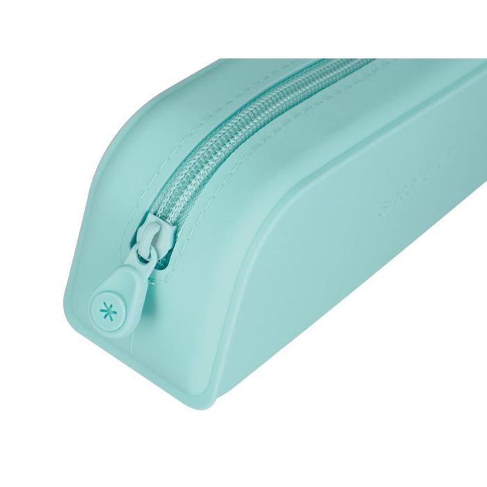 Bolso Escolar Portatodo Antartik Silicona Rectangular 185x50X75 mm Color Menta 5