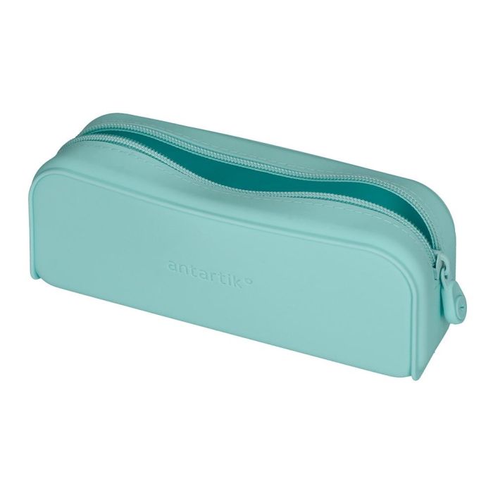 Bolso Escolar Portatodo Antartik Silicona Rectangular 185x50X75 mm Color Menta 6