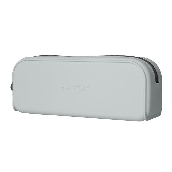 Bolso Escolar Portatodo Antartik Silicona Rectangular 185x50X75 mm Color Gris 2