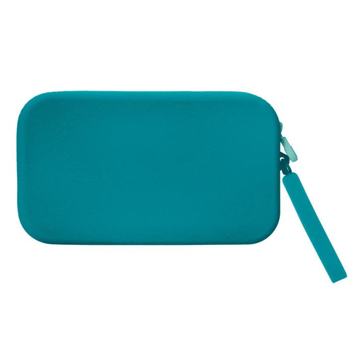 Bolso Escolar Portatodo Antartik Silicona Rectangular Plano Con Asa 190x120X25 mm Color Azul Turquesa 1