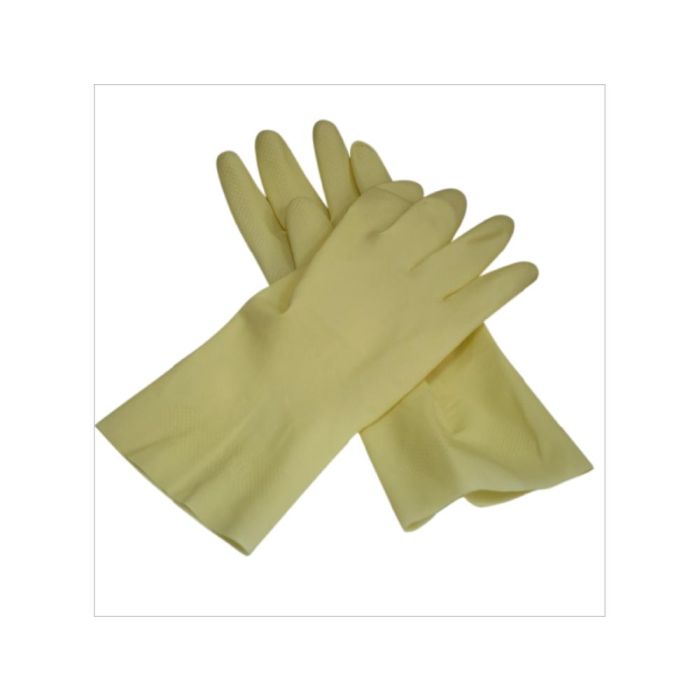 Guantes De Latex Satinados Con Relieve Anti Deslizante Sin Polvo Par Talla Grande 2