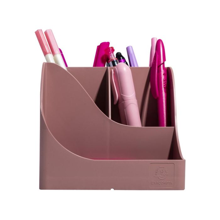 Organizador De Sobremesa Exacompta Skandi Color Rosa Viejo 155x119X109 mm 2