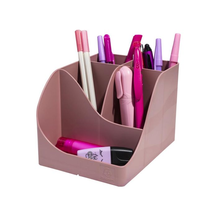 Organizador De Sobremesa Exacompta Skandi Color Rosa Viejo 155x119X109 mm 3