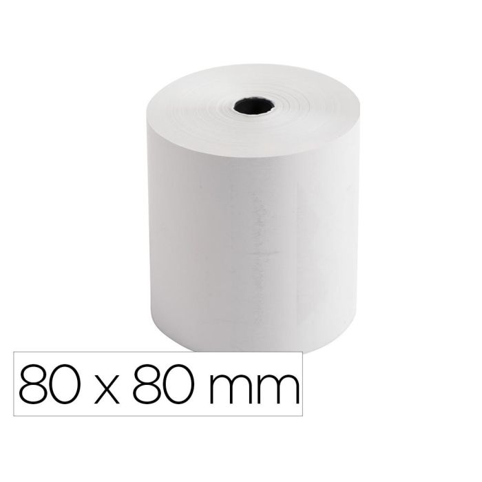 Rollo Sumadora Exacompta Termico 80x80 mm 48 gr-M2 Sin Bpa 10 unidades