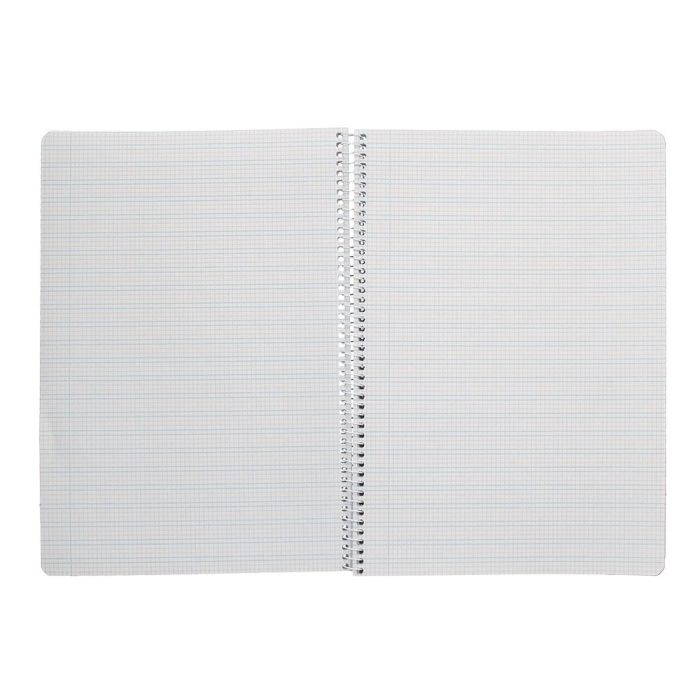 Cuaderno Espiral Liderpapel Di N A4 Pautaguia Tapa Dura 80H 90 gr Cuadro Pautado 3 mm Color Azul 5 unidades 6