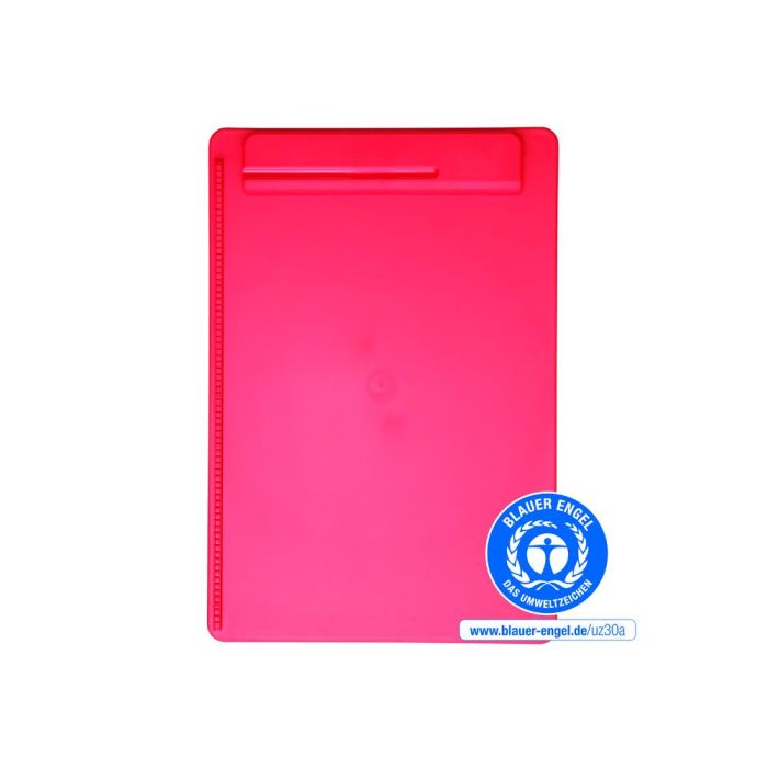 Portanotas Maul Go Din A4 Plastico Reciclado Con Pinza Color Rojo 1