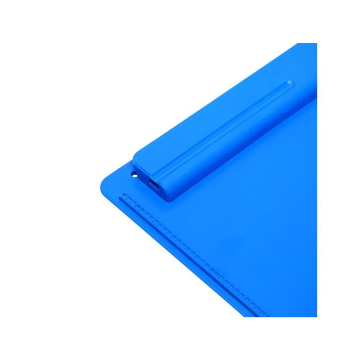 Portanotas Maul Go Din A4 Plastico Reciclado Con Pinza Color Azul 3