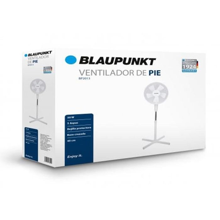 Ventilador Blaupunkt Pie Base Cruzada 5 Aspas 3 Velocidades Altura Regulable 50 W 1 Ventilador Blaupunkt Pie Base Cruzada 5 Aspas 3 Velocidades Altura Regulable 50 W 1