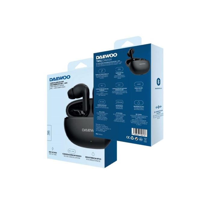 Auriculares con Micrófono Daewoo DW2004 Negro 1