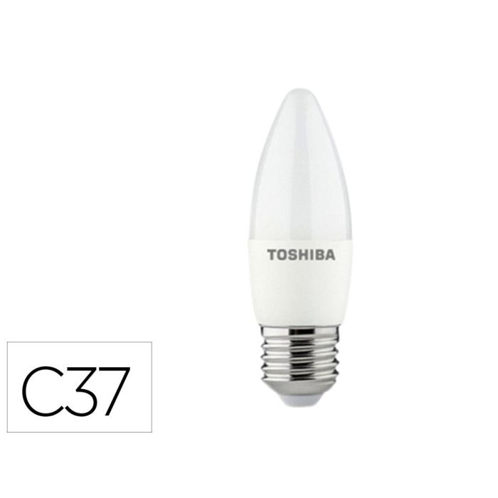 Bombilla Led Toshiba C37 E27 5 W 3000K Luz Fria