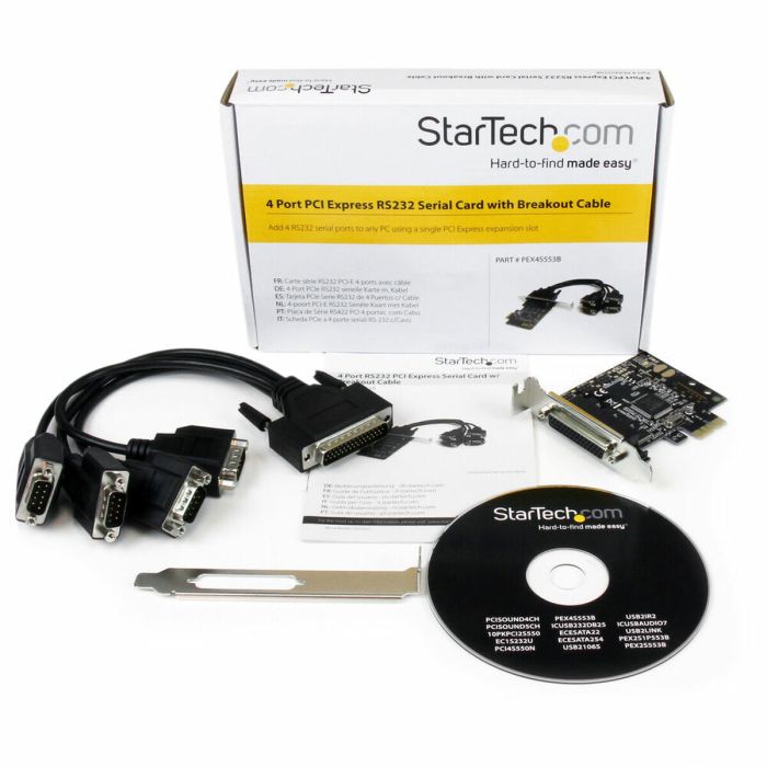 Tarjeta PCI Startech PEX4S553B            1