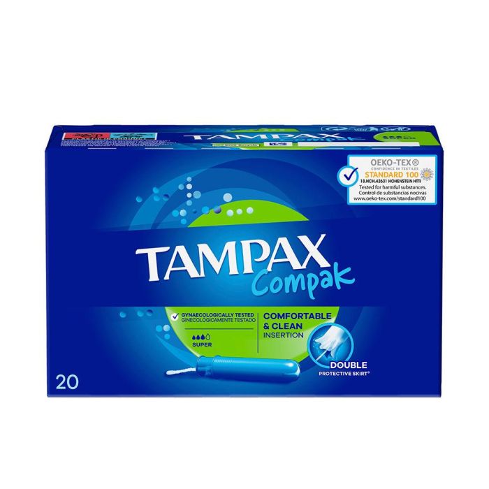 TAMPAX COMPAK tampón super