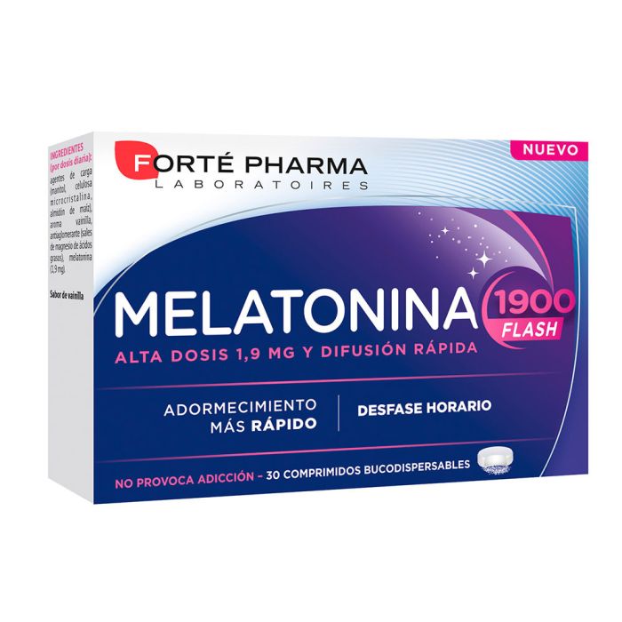 Forté Pharma Melatonina 1900 Flash Adormecimiento Más Rápido