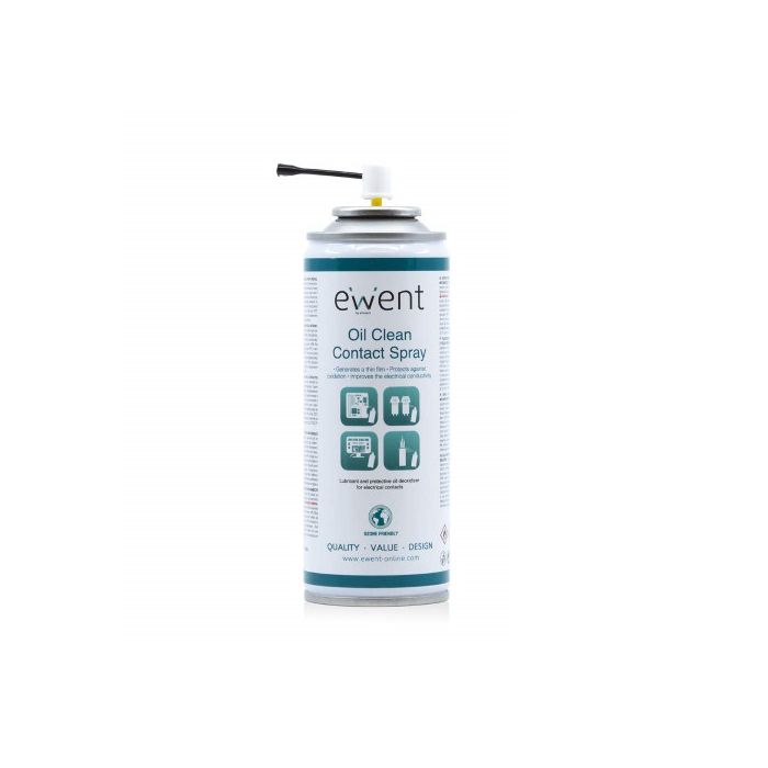 Ewent EW5615 kit de limpieza para computadora Espray para limpieza de equipos 200 ml