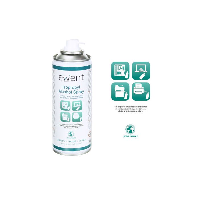 Limpiador de Alcohol Isopropílico Ewent EW5613 (200 ml) 1