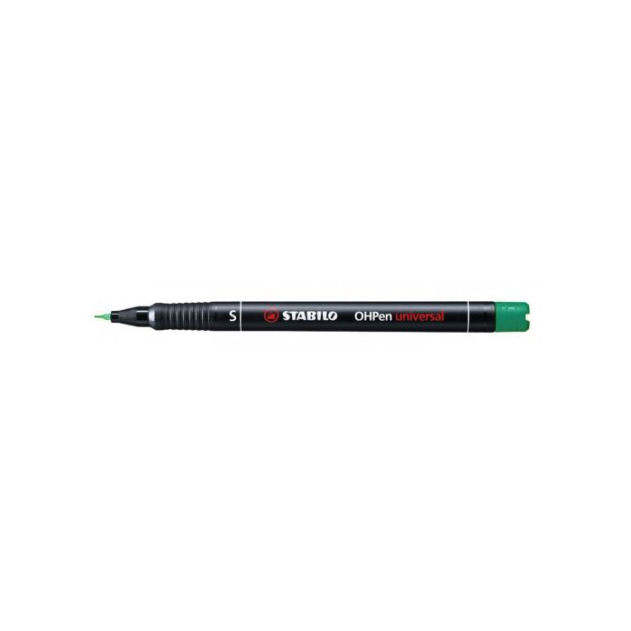 Stabilo Marcador Permanente Ohpen Universal S Punta Super Fina 0.4 mm Verde