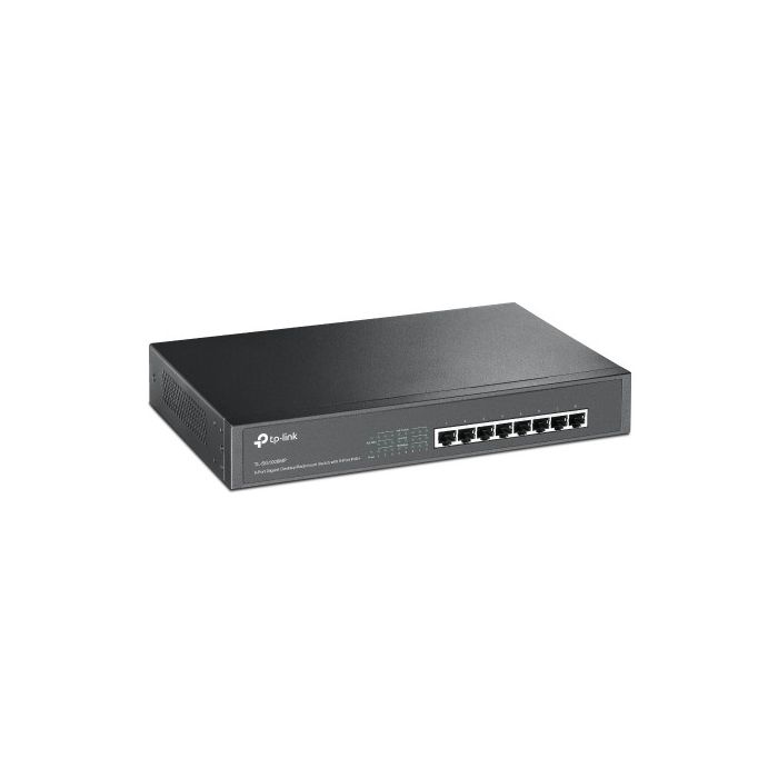 TP-LINK TL-SG1008MP No administrado Gigabit Ethernet (10/100/1000) Energía sobre Ethernet (PoE) Negro 1