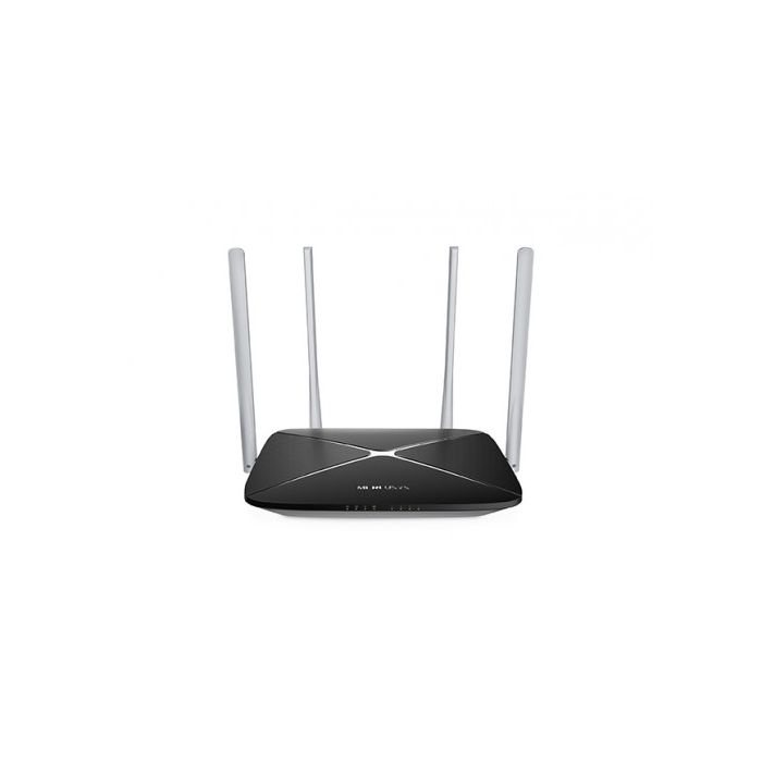 Mercusys AC12 router inalámbrico Ethernet rápido Doble banda (2,4 GHz / 5 GHz) Negro 1