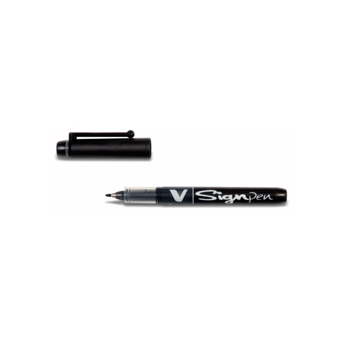 PILOT Rotulador Signpen punta fieltro fina trazo 0,6mm negro PILOT Rotulador Signpen punta fieltro fina trazo 0,6mm negro