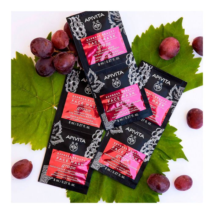 Express beauty mascarilla facial antiarrugas con uva 2 x 8 ml 1 Express beauty mascarilla facial antiarrugas con uva 2 x 8 ml 1