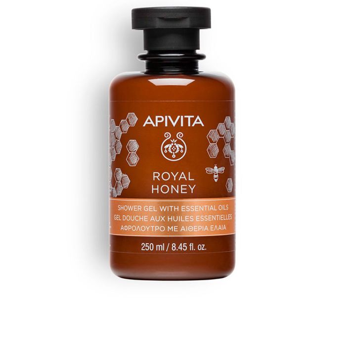 Apivita Gel de baño de ducha royal honey limpia suavemente y calma la piel seca 250 ml