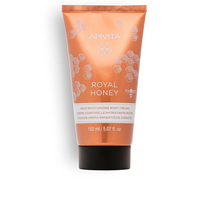 Apivita Royal honey crema corporal para pieles secas hidrata y nutre profundamente 150 ml