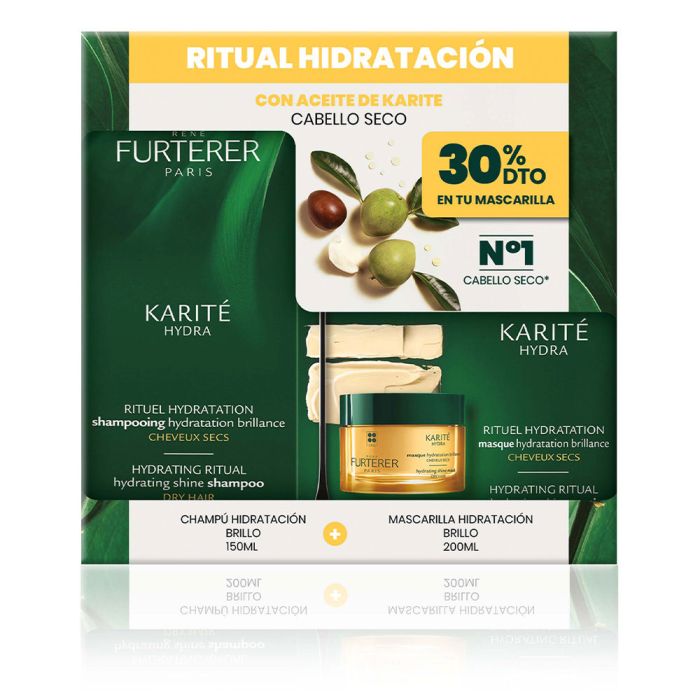 Karité hydra champú hidratación + mascarilla estuche 2 pz