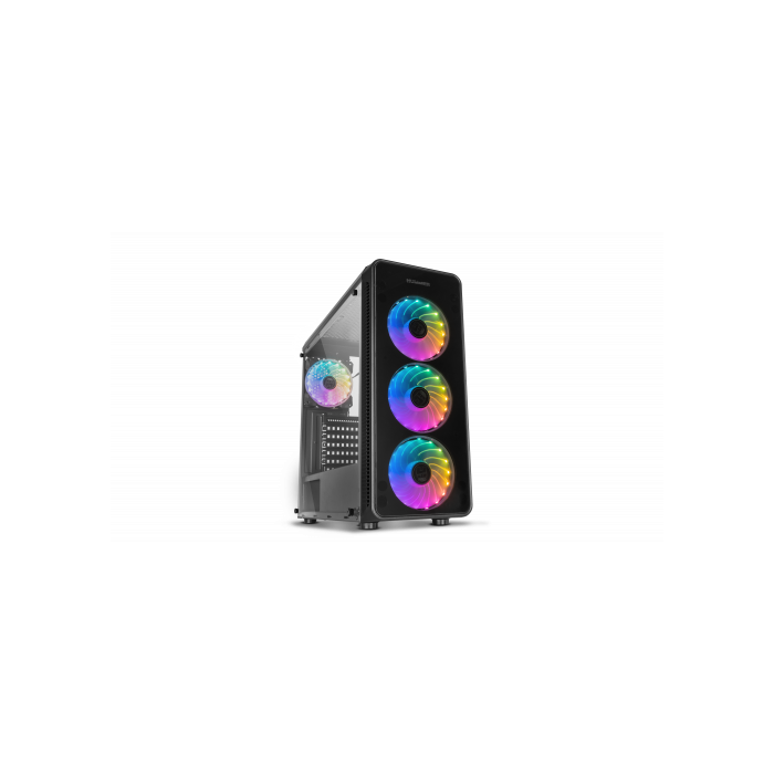 Caja Semitorre ATX Nox NXHUMMERTGM LED RGB Negro 1