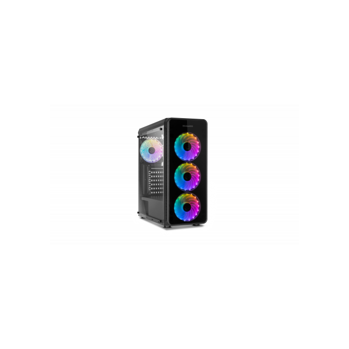 Caja Semitorre ATX Nox NXHUMMERTGM LED RGB Negro 3