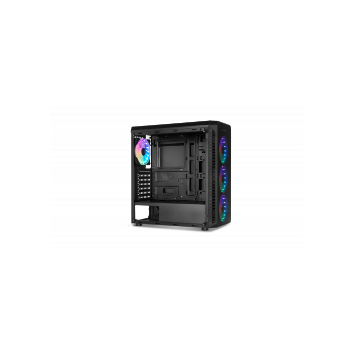 Caja Semitorre ATX Nox NXHUMMERTGM LED RGB Negro 9