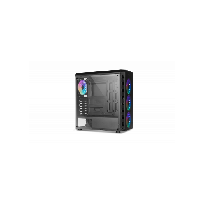 Caja Semitorre ATX Nox NXHUMMERTGM LED RGB Negro 10