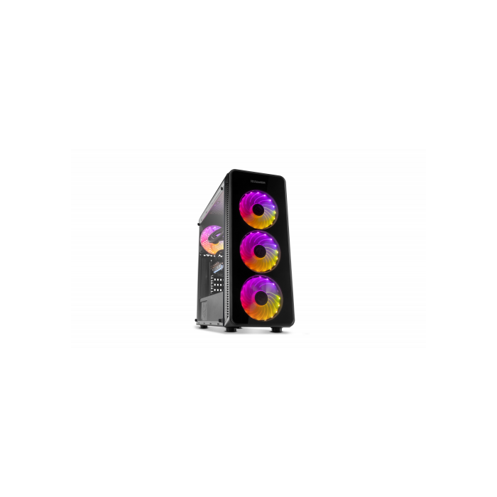 Caja Semitorre ATX Nox NXHUMMERTGM LED RGB Negro 24