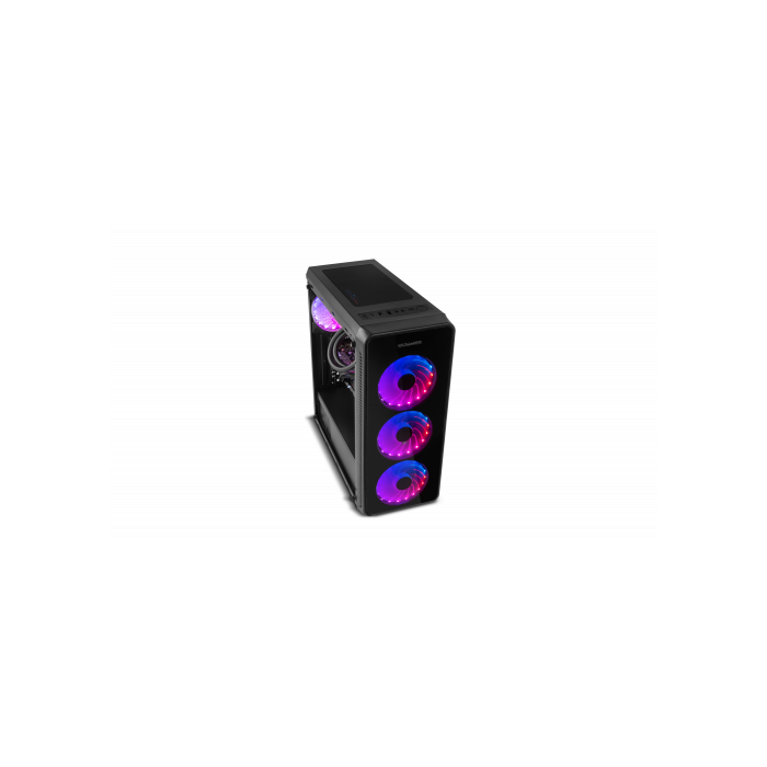 Caja Semitorre ATX Nox NXHUMMERTGM LED RGB Negro 25
