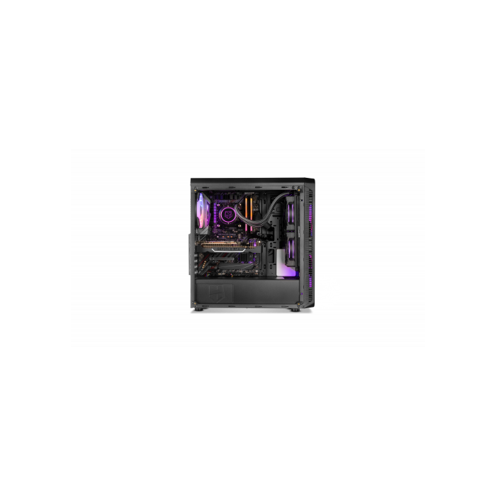 Caja Semitorre ATX Nox NXHUMMERTGM LED RGB Negro 30