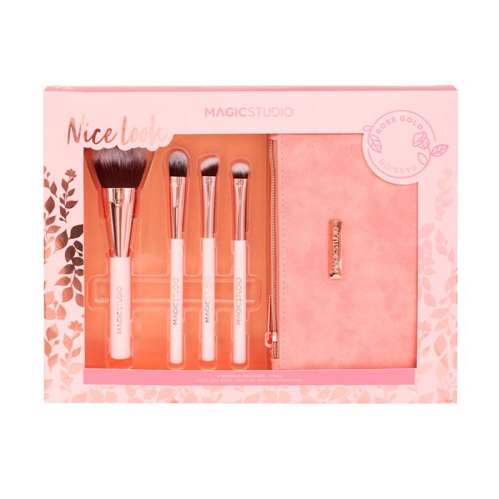 Rose gold brushes lote 5 pz