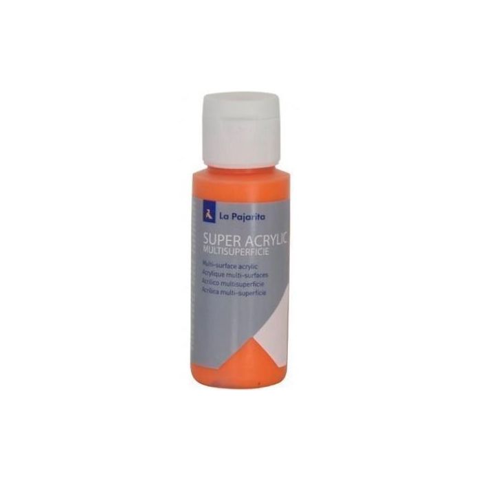 La Pajarita Pintura Super Acrylic A-07 60 mL Naranja