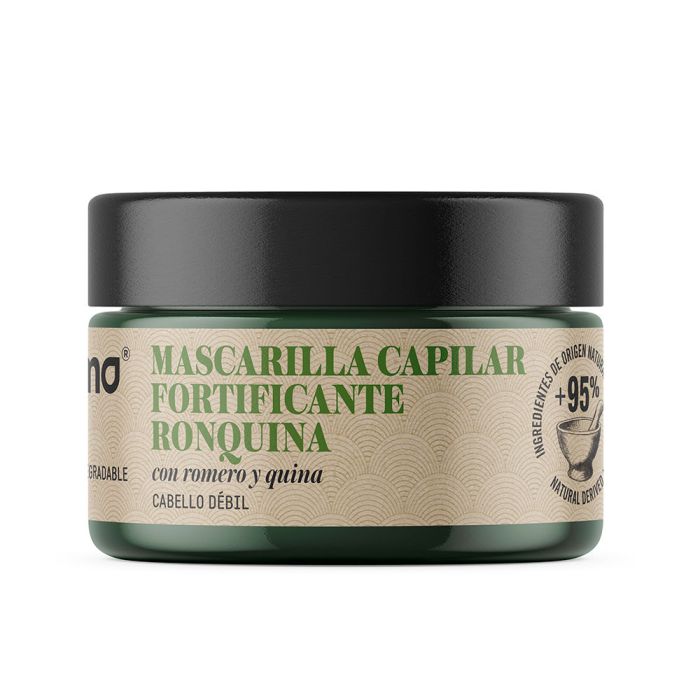 Ecoderma Mascarilla Capilar Fortificante Ronquina para Cabello Débil, Previene Caída, Con Romero y Quina, Aporta Brillo 250 ml Ecoderma Mascarilla Capilar Fortificante Ronquina para Cabello Débil, Previene Caída, Con Romero y Quina, Aporta Brillo 250 ml