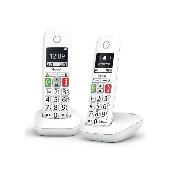 Teléfono Inalámbrico Gigaset E290 Blanco 4