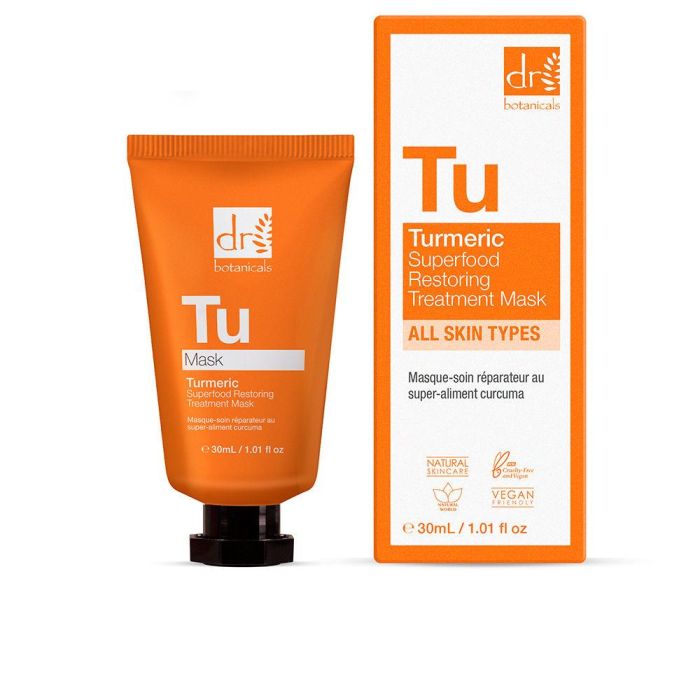Tumeric superfood restoring treatment mask