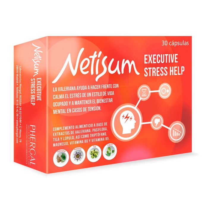 Netisum Executive Stress Help Cápsulas