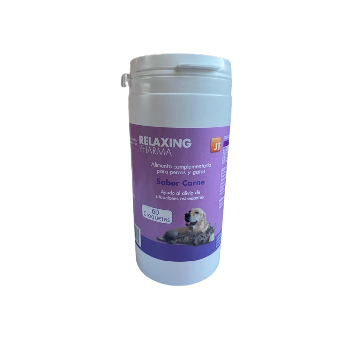 Relaxing Pharma Croquetas Blandas Masticables para Perros y Gatos - 60 Unidades Relaxing Pharma Croquetas Blandas Masticables para Perros y Gatos - 60 Unidades