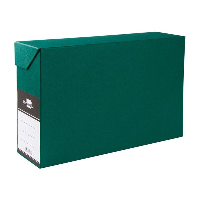 Caja Transferencia Liderpapel Folio Lomo 118 mm Color Verde 390x118X260 mm 1