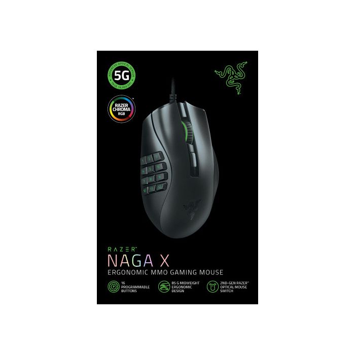 Razer Naga X ratón mano derecha USB tipo A Óptico 18000 DPI 7